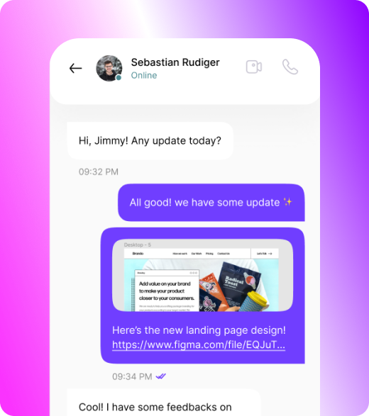 Vista previa de tarjeta digital Tapii